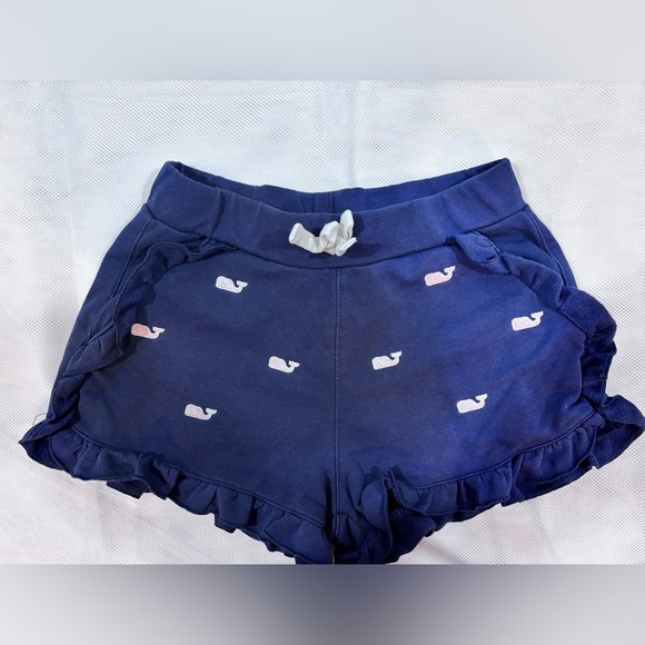 🐳 Girls' Vineyard Vines  Navy Whale Shorts 🐳 - Picture 1 of 3